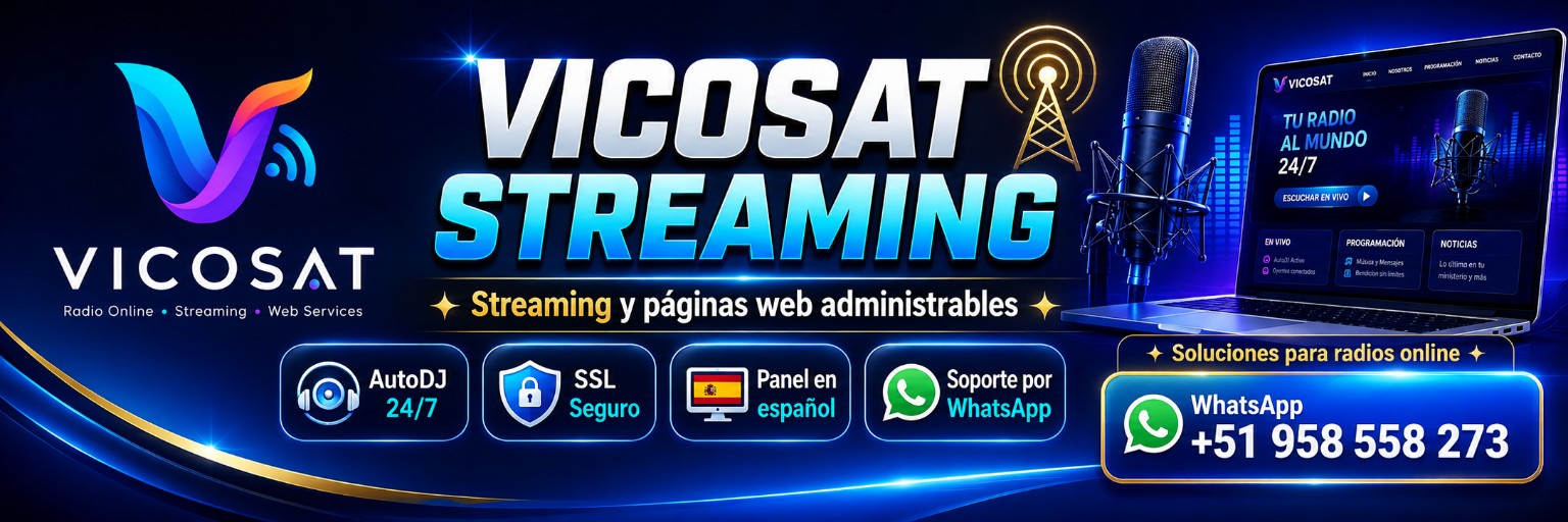 Vicosat Streaming profesional